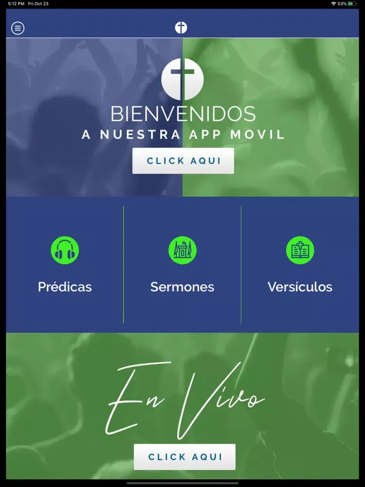 Iglesia Misionera Vida Nueva iPad  स्क्रीनशॉट