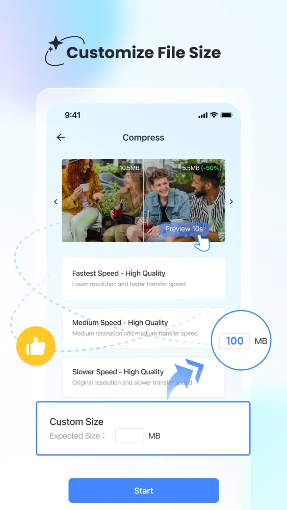 Compress Video Size Compressor应用截图