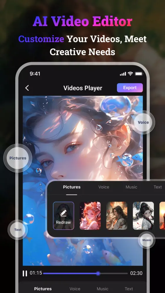 AI Video Generator - Novi AI Ekran Görüntüleri