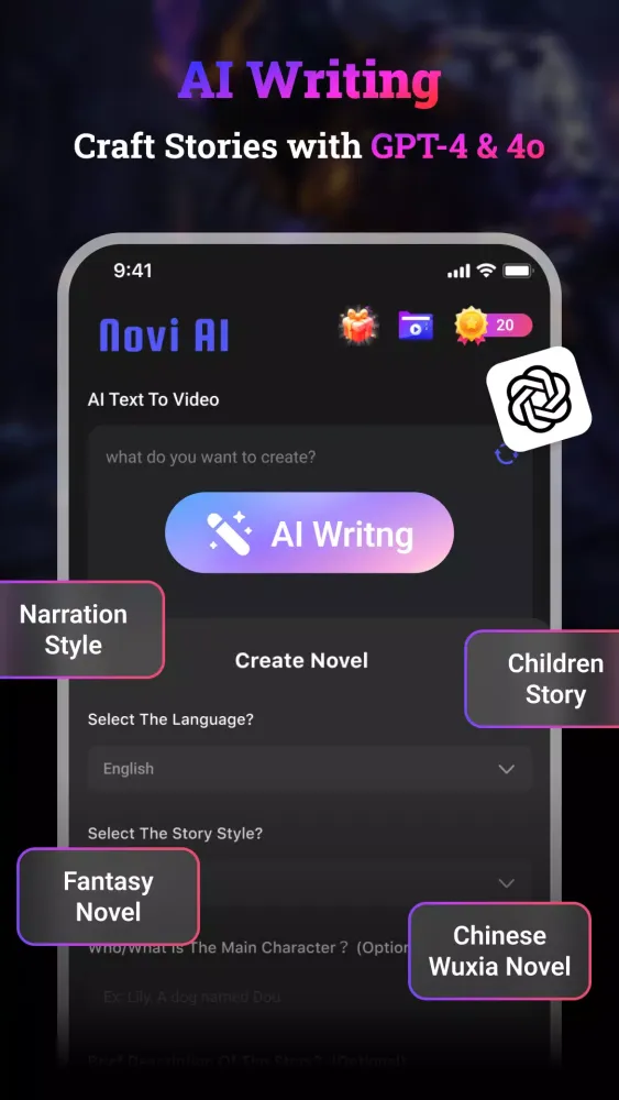 AI Video Generator - Novi AI Ekran Görüntüleri