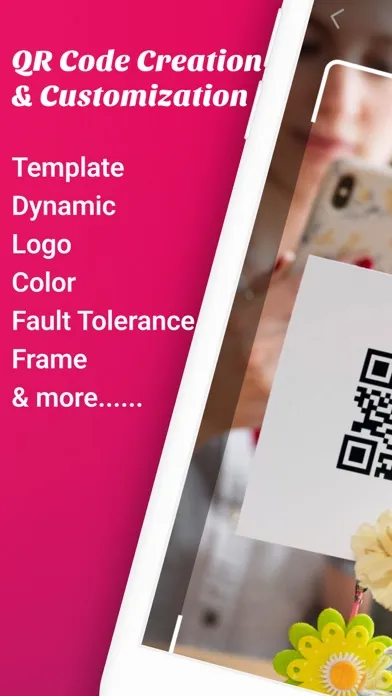 Capturas de tela do QRShow: QR Generator & Creator