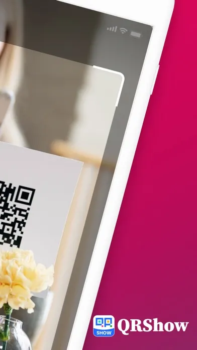 Capturas de tela do QRShow: QR Generator & Creator