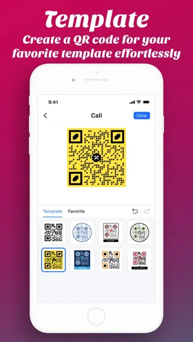 Capturas de tela do QRShow: QR Generator & Creator