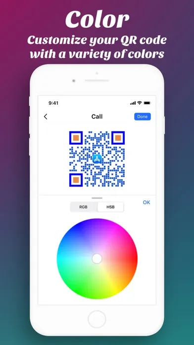 Capturas de tela do QRShow: QR Generator & Creator