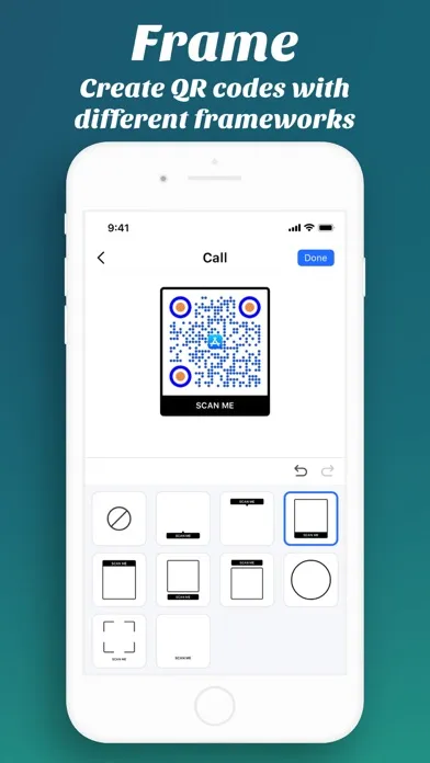 Capturas de tela do QRShow: QR Generator & Creator