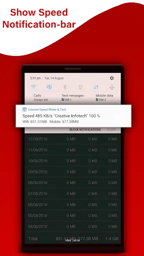 Internet Speed Meter & Speed T Ekran Görüntüleri