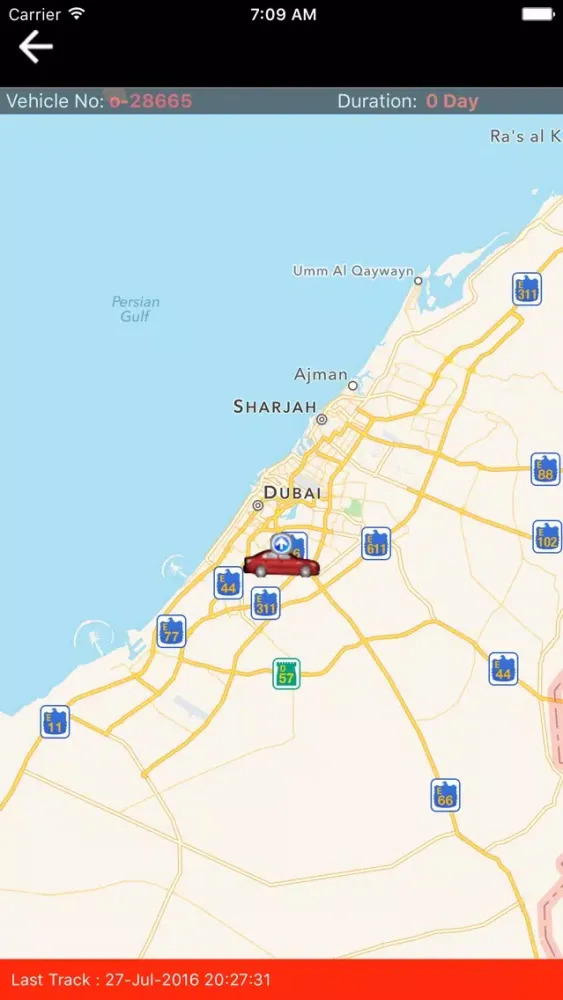Tangkapan skrin Online GPS - UGT