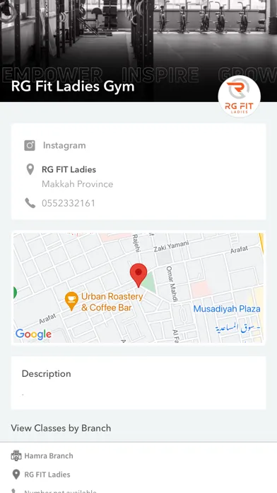 RG Fit Ladies Gym 스크린샷