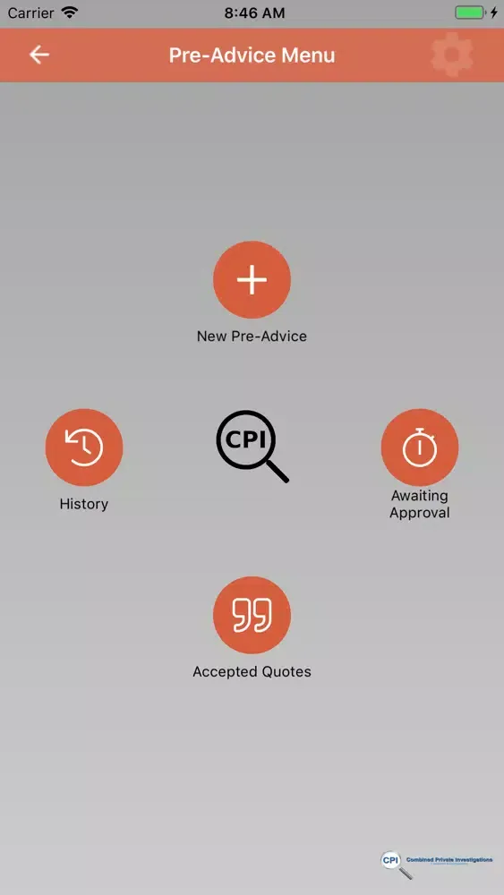 Capturas de pantalla de CPI App