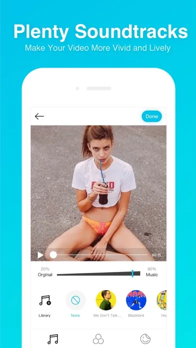 Captures d'écran de Vooha - Best Video Editor & Movie Maker