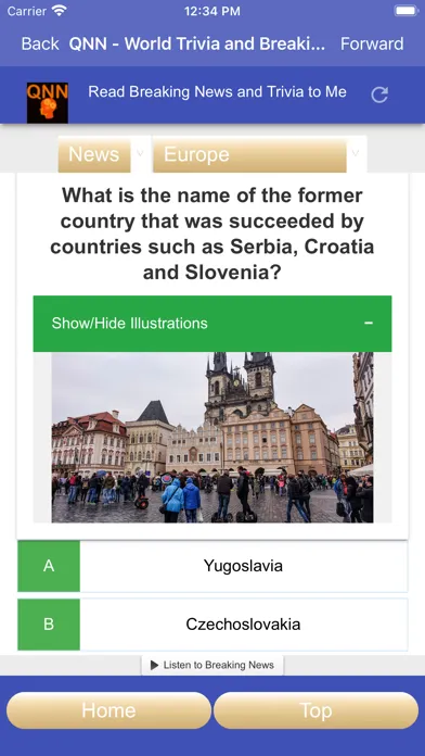 QNN PRO: Breaking News, Trivia Screenshots