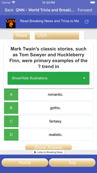 QNN PRO: Breaking News, Trivia Screenshots