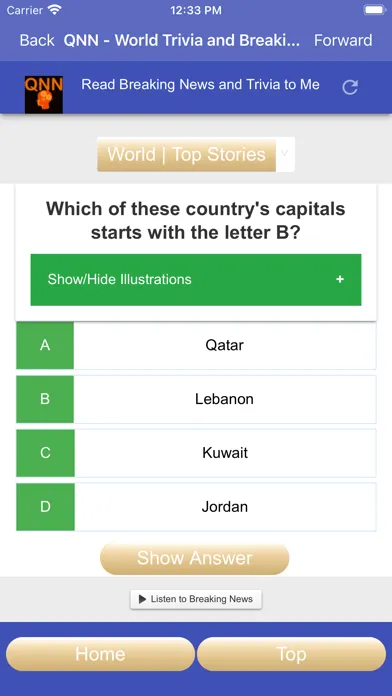 QNN PRO: Breaking News, Trivia Screenshots