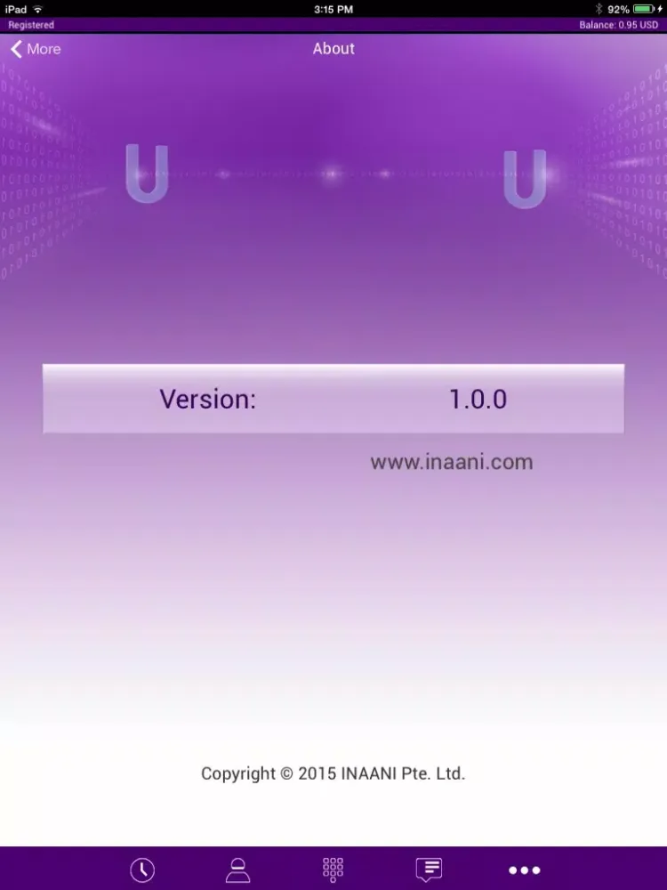 Tangkapan layar InaanI Ultra iPad 