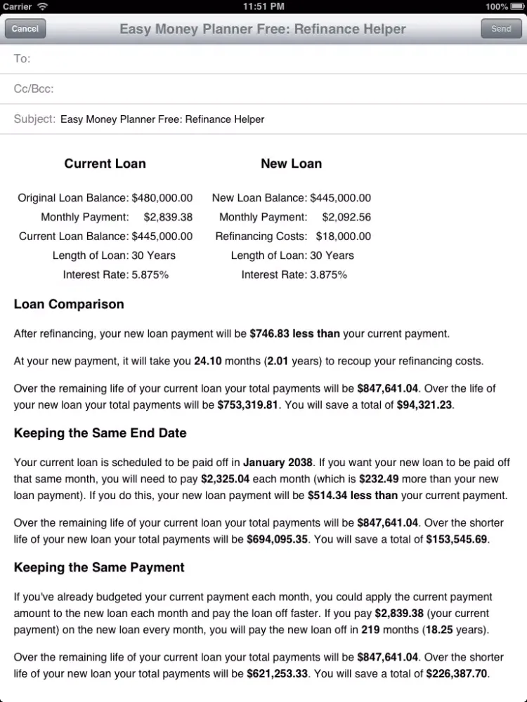 Easy Money Planner Free iPad  Ekran Görüntüleri