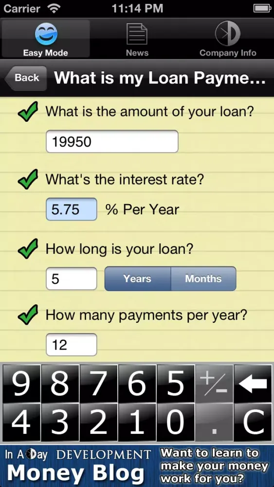 Easy Money Planner Free Ekran Görüntüleri