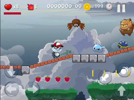 Скриншоты Super Panda Adventure iPad 