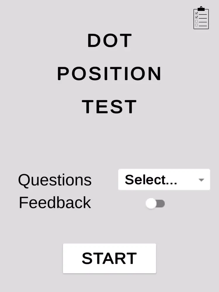 Dot Position Test iPad 應用截圖