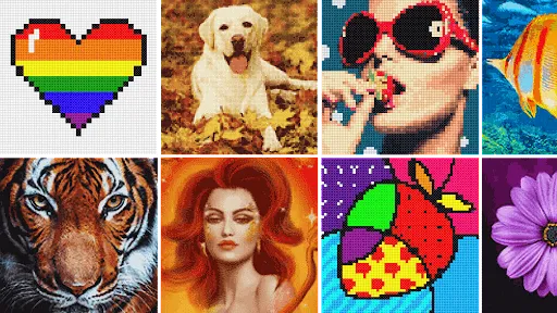 Скриншоты Cross Stitch: Color by Number