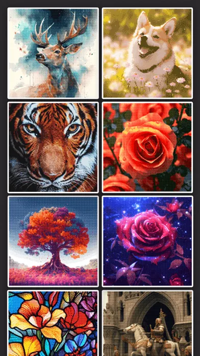 Cross-Stitch: Color by Number स्क्रीनशॉट