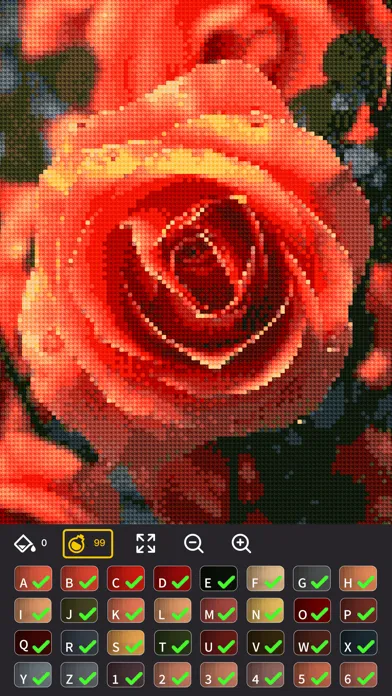 Cross-Stitch: Color by Number स्क्रीनशॉट