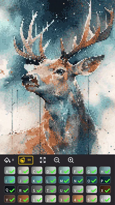 Cross-Stitch: Color by Number स्क्रीनशॉट