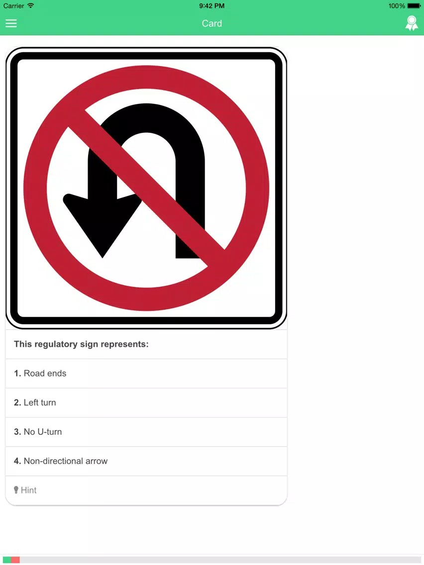 Captures d'écran de California DMV Tests iPad 