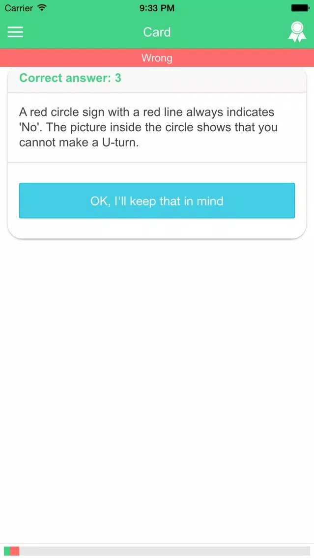Captures d'écran de California DMV Tests