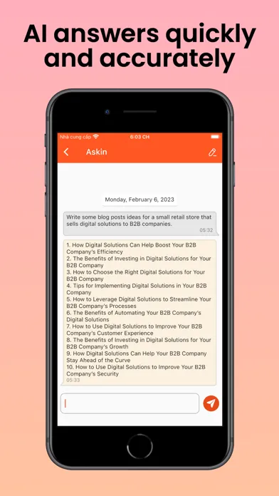 Askin AI سکرین شاٹس