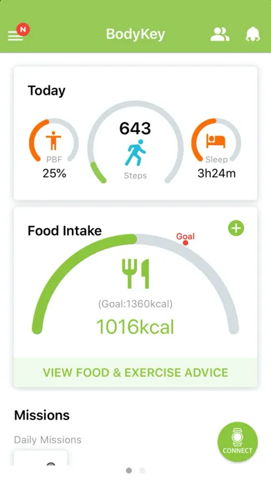 BodyKey App स्क्रीनशॉट