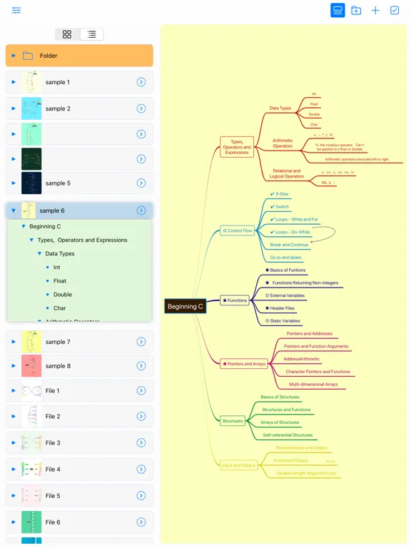 MindPage iPad  Screenshots