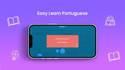 Capturas de tela do Gloss: Easy Learn Portuguese