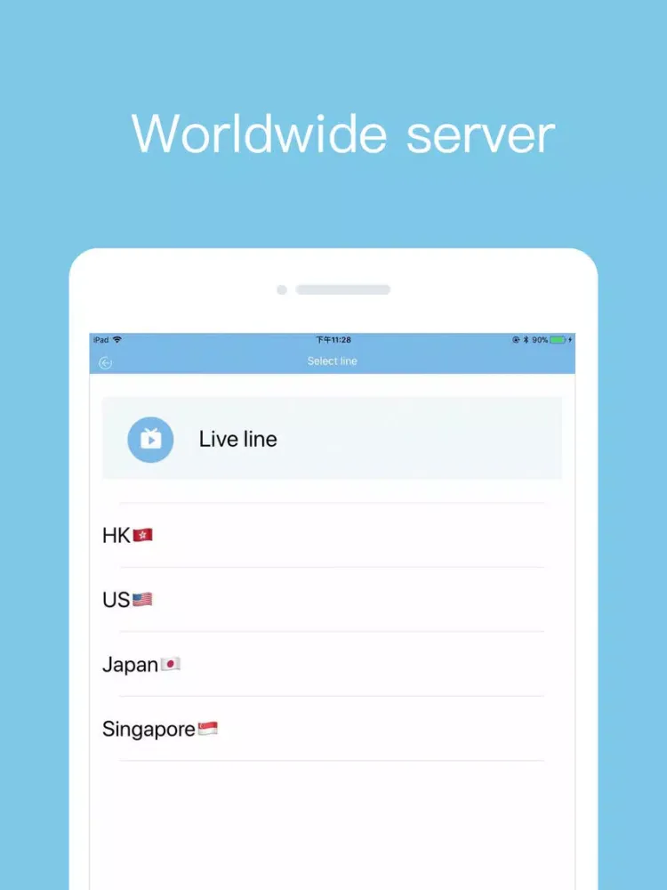 Captures d'écran de VPN - Dolphin VPN Wifi Proxy iPad 