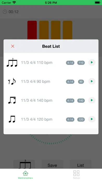 Screenshot di Metronme Plus