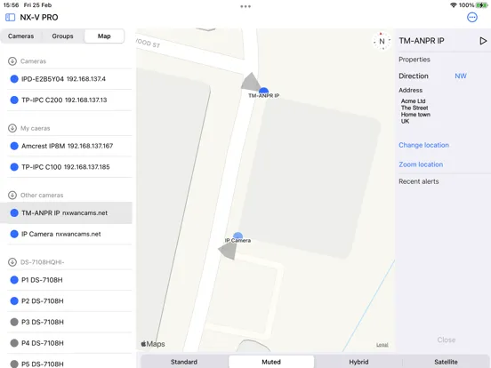 NX-V PRO iPad  Screenshots