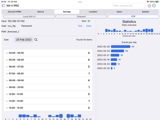 NX-V PRO iPad  Screenshots
