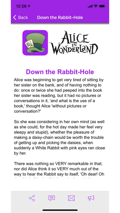 Captures d'écran de Alice in Wonderland Story