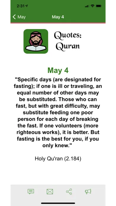 Capturas de tela do Quotes: Quran