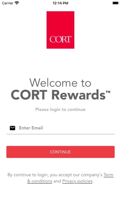 CORT Rewards™ Screenshots