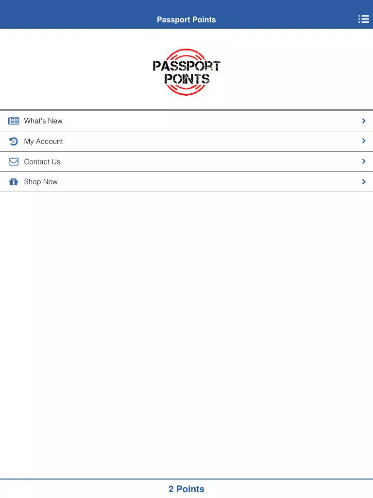 ISI Passport Points iPad  スクリーンショット