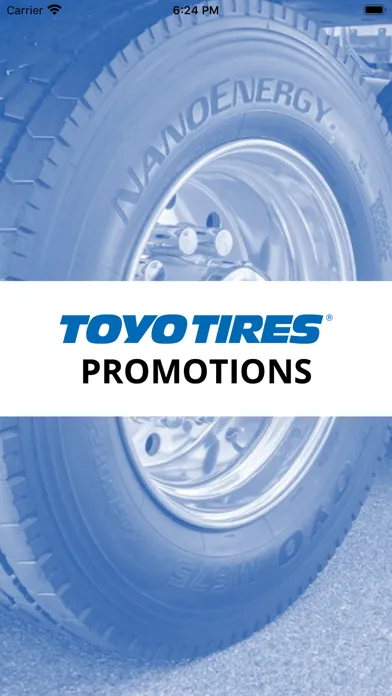 Capturas de tela do Toyo Tires Promotions