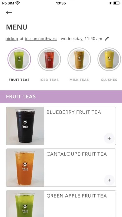 تصاویر Bing's Boba Tea App