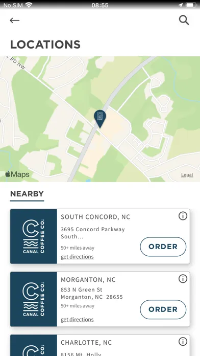Canal Coffee Company™ Screenshots