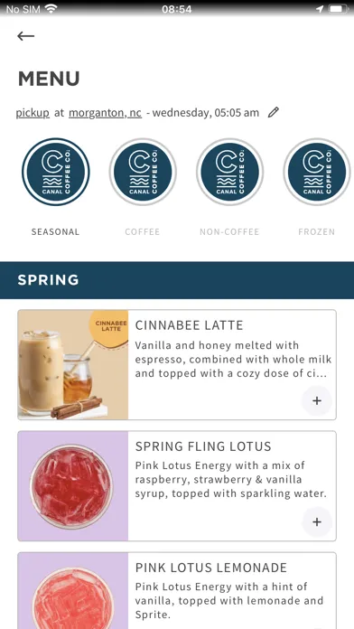 Canal Coffee Company™ Screenshots