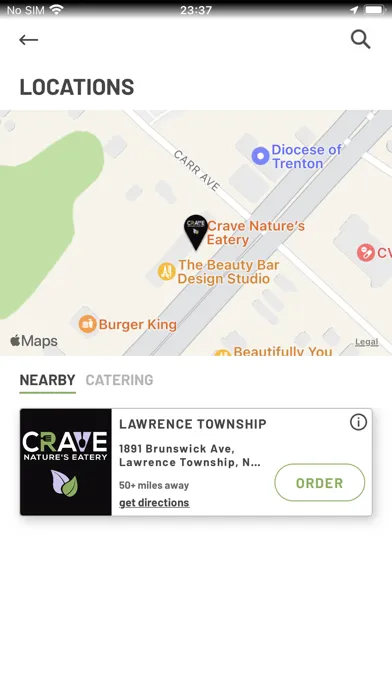 Crave Natures Eatery应用截图