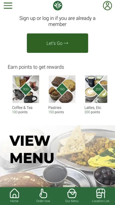Capturas de tela do Green Sage Cafe
