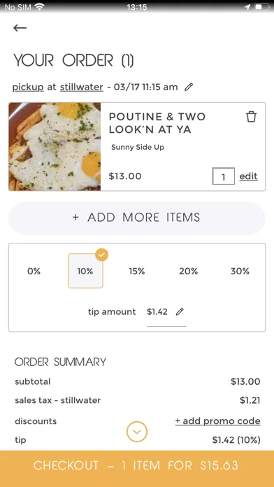 Tangkapan skrin Hatch The Early Mood Food App