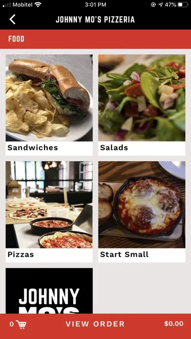Ảnh chụp màn hình của Johnny Mo's Pizzeria