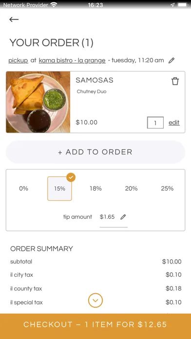 KAMA Modern Indian Restaurant Screenshots
