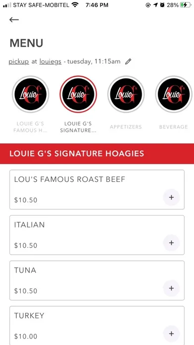 Louie G’s Roast Beef Screenshots